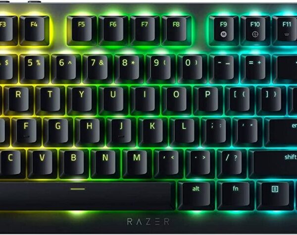Razer DEATHSTALKER V2 PRO TKL - Wireless - Low Profile - Linear Red - Optical Switches - RGB