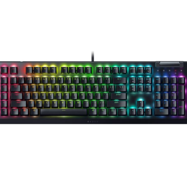 Razer BLACKWIDOW V4 X - RGB Gaming Mechanical Keyboard - Macro Keys - Yellow Linear Switches