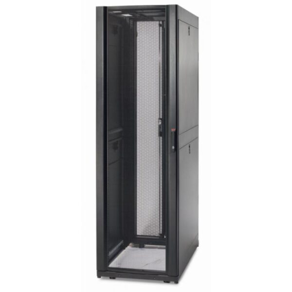 APC NetShelter SX 48U AR3107, 600mm Wide x 1070mm Deep Enclosure with Sides Black