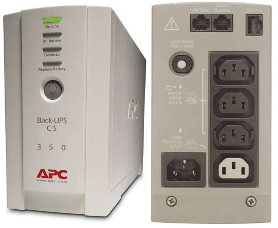APC Back UPS BK350EI CS 350VA Stand By