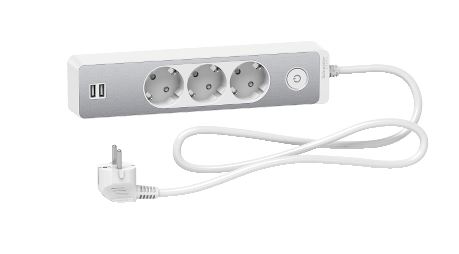 APC Socket ST943U1WA, 3 Outlets ,USB Type, 1.5m Cable