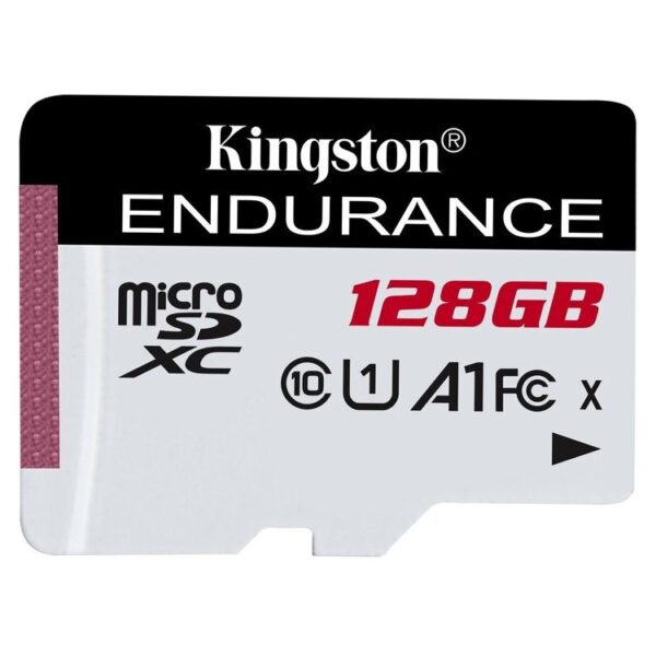 KINGSTON Memory Card High-Endurance microSDXC SDCE/128GB, UHS-I Speed Class 1
