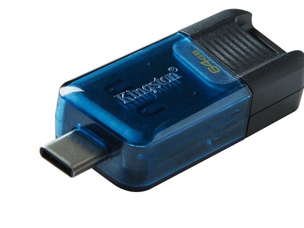 KINGSTON USB Stick Data Traveler DT80M/64GB, USB 3.2 Type-C, Blue/Black
