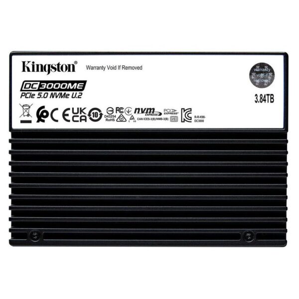 KINGSTON SEDC3000ME/3T8 PCIe 5.0 NVMe U.2 SSD  3840GB