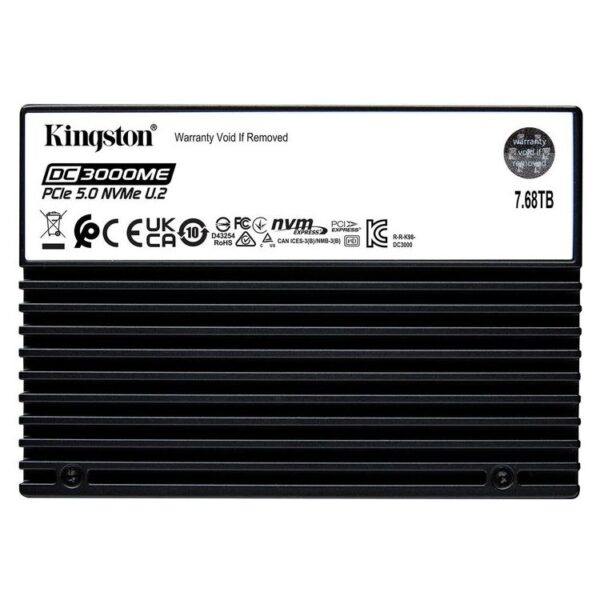 KINGSTON SEDC3000ME/7T6 PCIe 5.0 NVMe U.2 SSD  7680GB