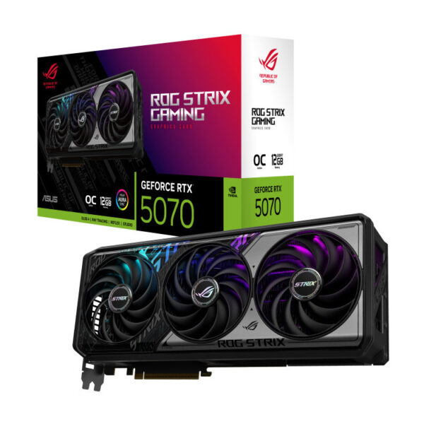 ASUS VGA ROG-STRIX-RTX5070-O12G-GAMING, 12GB, GDDR7
