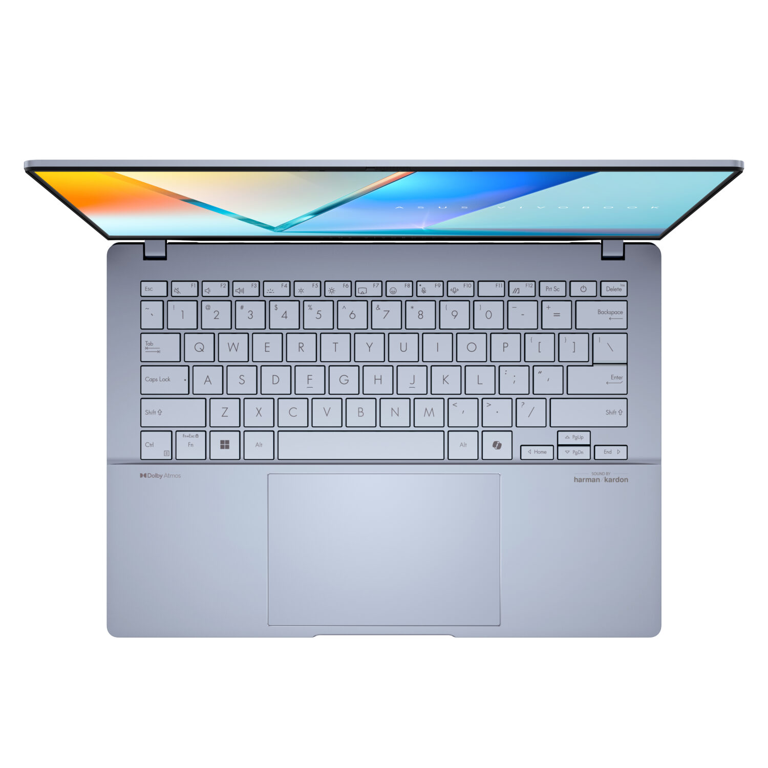ASUS Laptop Vivobook S 14 OLED S5406SA-OLED-PP013W 14'' 2880 x 1800/ Core U7-258V/32GB/1TB NVMe PCIe 4.0/Intel  Arc Graphics/Win 11 Home/2Y/Mist Blue - Εικόνα 4
