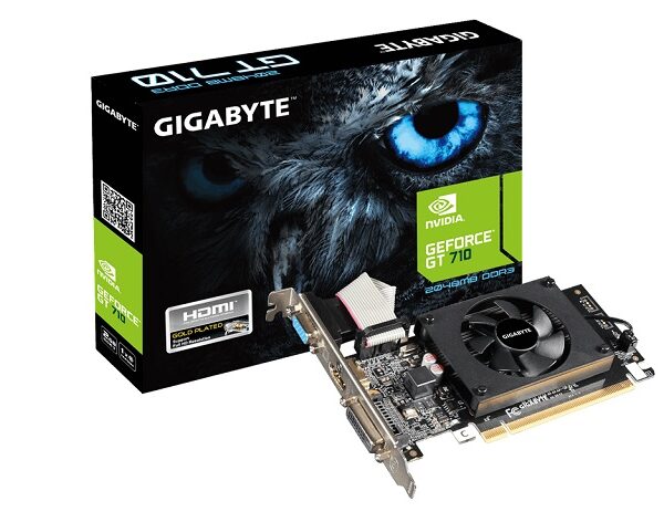 GIGABYTE VGA GT 710, GV-N710D3-2GL, 2048, DDR3