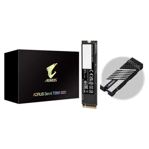 GIGABYTE SSD AORUS Gen4 7300 SSD 2TB PCIe NVMe