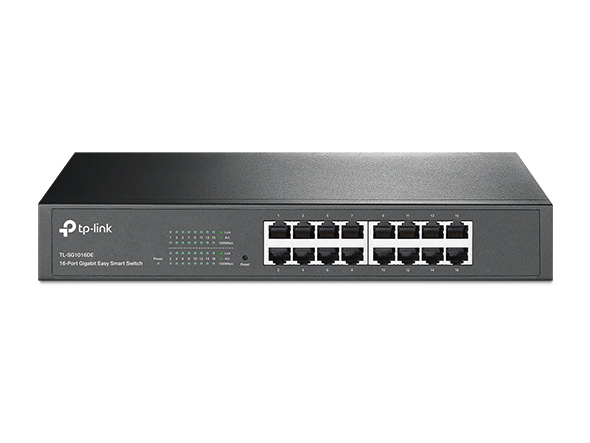 TP-LINK Easy Smart Switch TL-SG1016DE, 16 port, 10/100/1000 Mbps