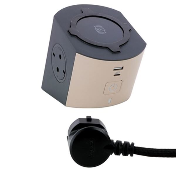 Legrand SurgeArrest 2 Outlets 2m Cable Corner Brown/Black