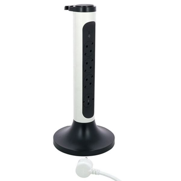 Legrand SurgeArrest 4 Outlets 2m Cable Tower White