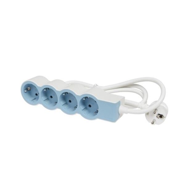 Legrand SurgeArrest 4 Outlets 1.5m Cable  White/Blue