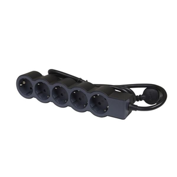 Legrand SurgeArrest 5 Outlets 3m Cable  Black/Grey