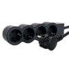 Legrand SurgeArrest 4 Outlets 5m Cable  Black/Grey