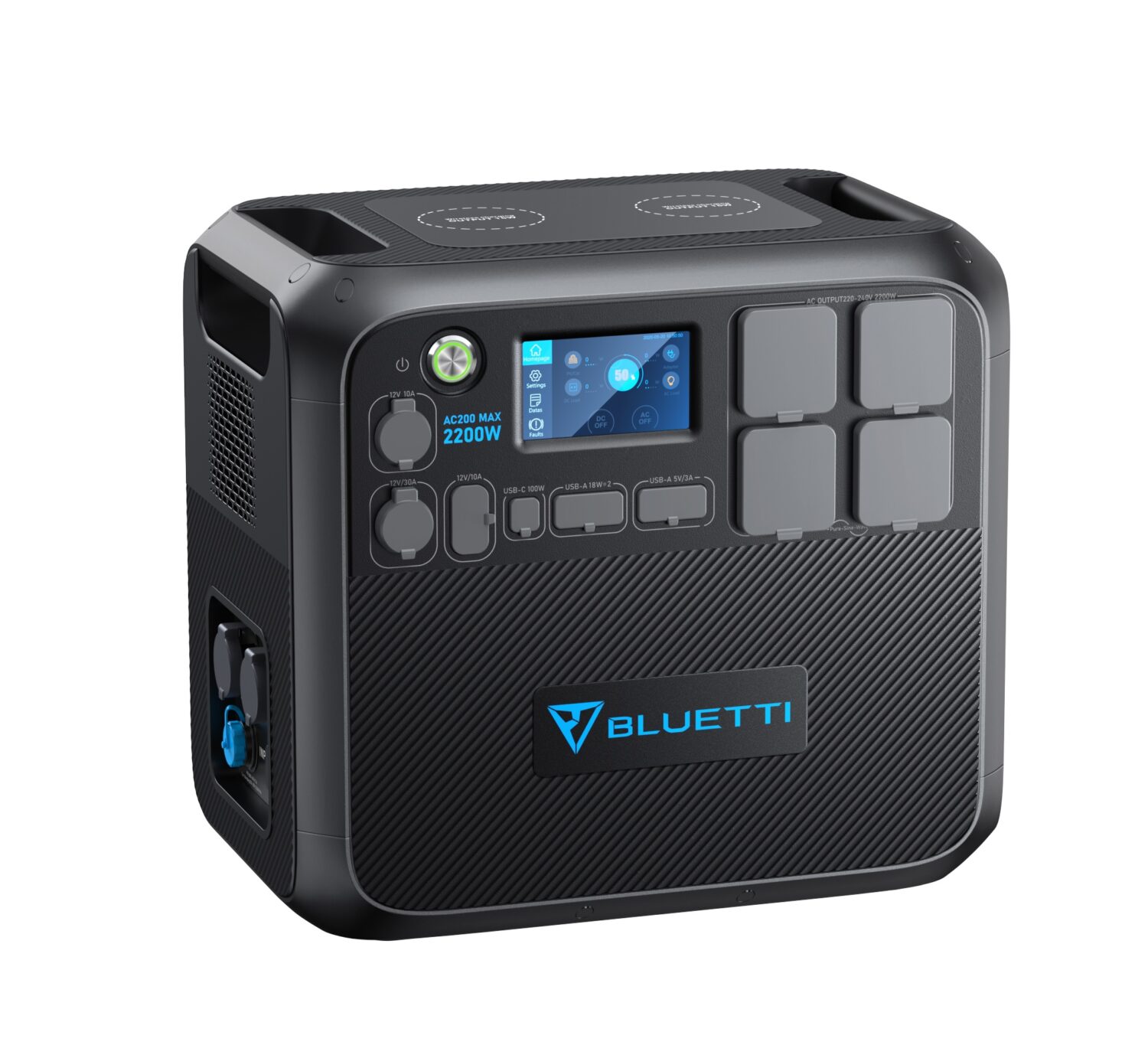 BLUETTI Power Station AC200MAX Expandable, 2200W AC Outlet 2048Wh