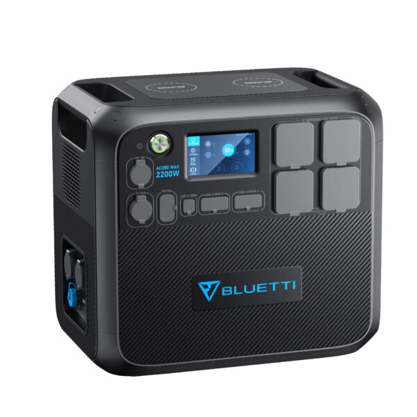 BLUETTI Power Station AC200MAX Expandable, 2200W AC Outlet 2048Wh