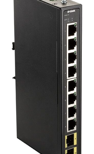 D-LINK INDUSTRIAL SWITCH DIS-100G-10S 8PORT GBIT