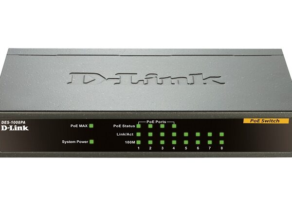 D-LINK DES-1008PA Switch 8 Ports 10/100Mbps with 4 PoE Ports