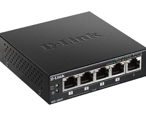 D-LINK DGS-1005P 5-port 10/100/1000Mbps 4 PoE Ports