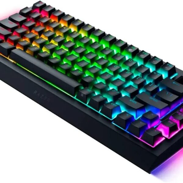 Alternative view of Razer BLACKWIDOW V4 75% Pro Wireless Mechanical RGB Gaming Keyboard - Hot-Swappable - Orange Switche