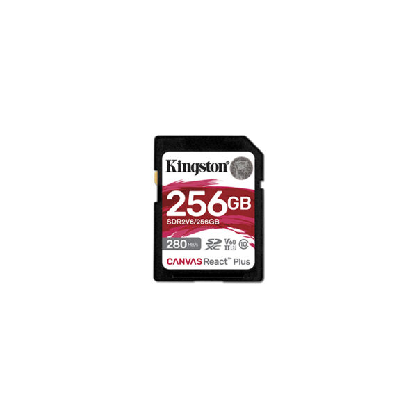 KINGSTON Memory Card Secure Digital SDR2V6/256GB Canvas React Plus V60 SD