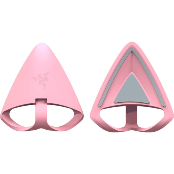 Alternative view of Razer Kitty Ears V2 Quartz Pink - Clip-on Kitty Ears for Headsets - Universal Fit