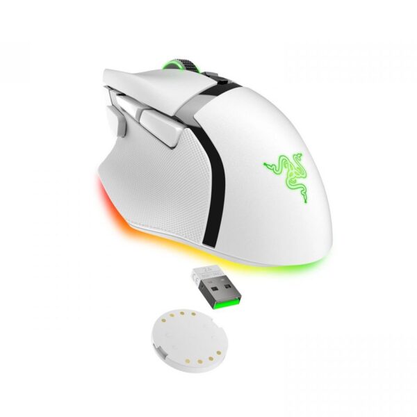 Alternative view of Razer BASILISK V3 PRO WHITE WIRELESS - Optical Switches - Tilt Wheel - 11 Buttons - 30k Sensor