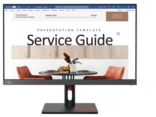 LENOVO Monitor ThinkVision S24i-30 23.8'' FHD IPS, Slim Bezel, HDMi, VGA, 3YearsW