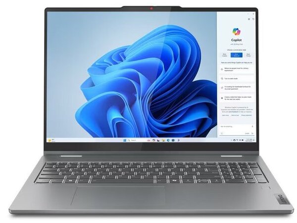 LENOVO Laptop IdeaPad 5 2-in-1 16IRU9 16'' WUXGA IPS/Intel Core 7-150U/16GB/512GB/Intel Graphics/Win 11 Home/2Y CAR/Luna Grey