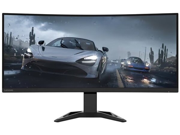 LENOVO Monitor G34w-30 34'' WQHD VA Curved, Slim Bezel, HDMi, Display Port, AMD FreeSync Premium, Height adjustable, Speakers,3YearsW