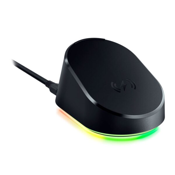 Alternative view of Razer MOUSE DOCK PRO - 4K Polling Rate - Magnetic Wireless Charging - Anti-Slip Base - Chroma RGB