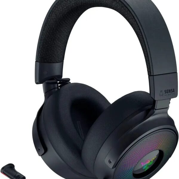 Alternative view of Razer KRAKEN V4 Pro - Wireless 7.1 RGB Gaming Headset - Sound Card - Haptic Feedback - PC/PS5/PS4