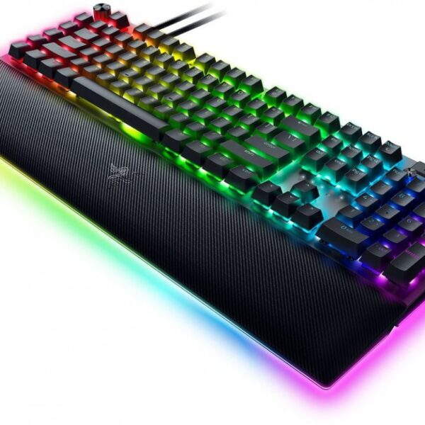 Alternative view of Razer BLACKWIDOW V4 PRO - Gaming Mechanical RGB Keyboard -  Yellow Silent Switches - Macros