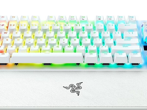 Alternative view of Razer HUNTSMAN V3 PRO TENKEYLESS WHITE ANALOG - Optical Gaming Keyboard - Rapid Trigger - US Layout