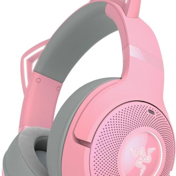 Alternative view of Razer KRAKEN KITTY V2 BT - Quartz - RGB - 7.1 Gaming Headset - Kitty Ears - Bluetooth 5.2