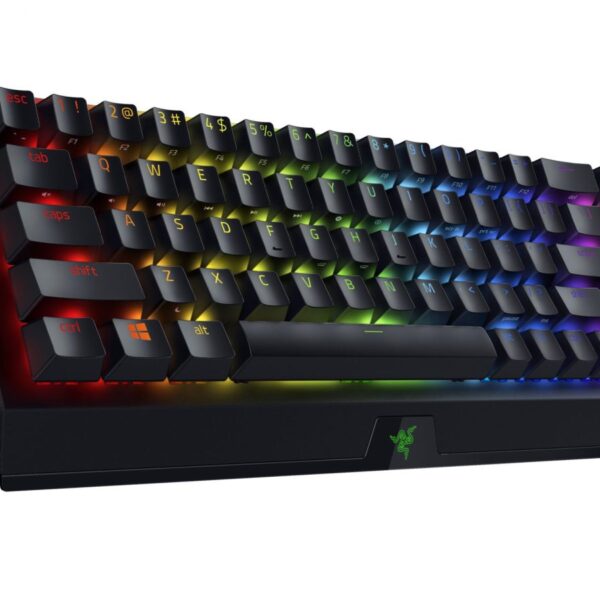 Alternative view of Razer BLACKWIDOW V3 MINI Yellow Switch 65% Wireless (2,4 & Bluetooth) Mechanical Gaming Keyboard US