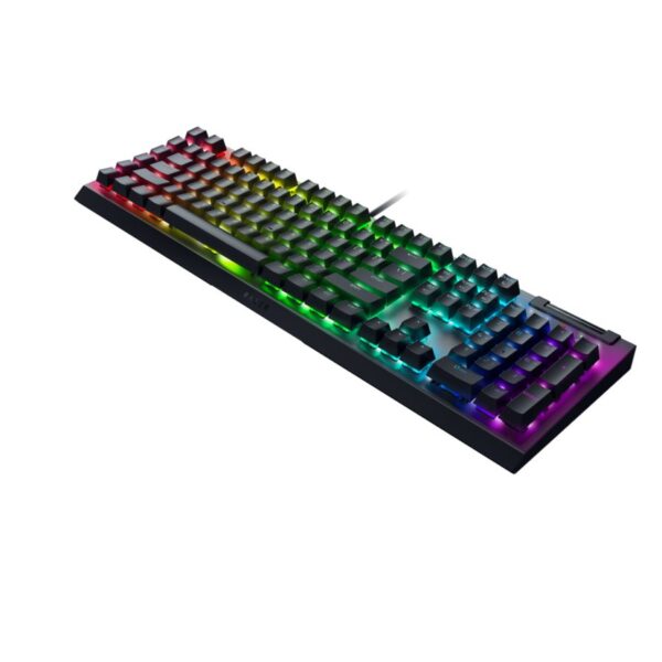 Alternative view of Razer BlackWidow V4 X - RGB Gaming Mechanical Keyboard - Macro Keys - Green Clicky Switches