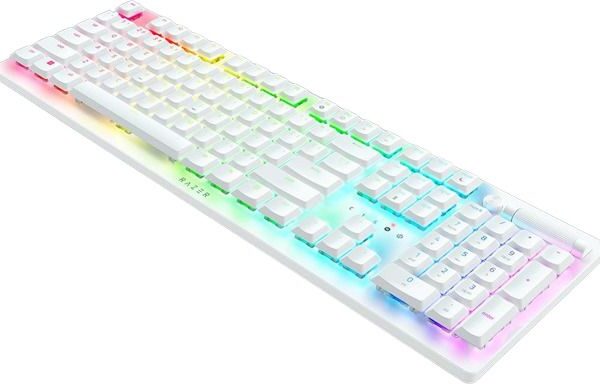 Alternative view of Razer DEATHSTALKER V2 PRO White – Wireless – Low Profile  – Clicky Optical Switches - RGB