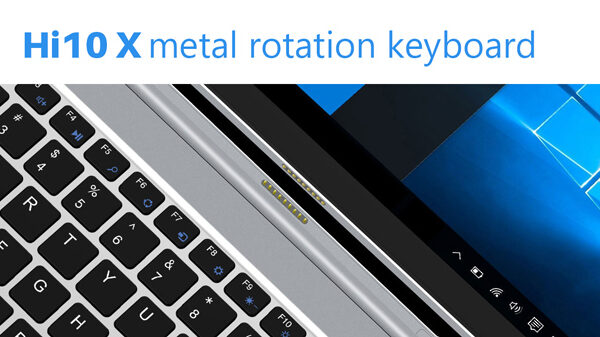 Alternative view of CHUWI πληκτρολόγιο HI10X-KEYBOARD για tablet Hi10 X, 2x USB, γκρι