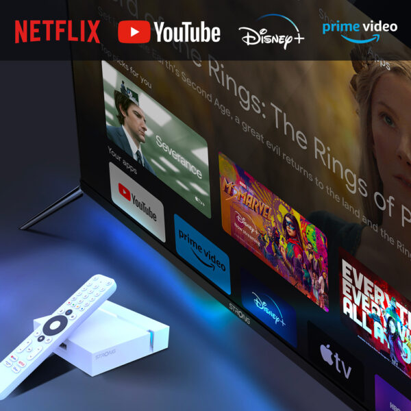 Alternative view of STRONG TV Box LEAP-S3+ V2, Google/Netflix πιστοποίηση, 4K, WiFi, Android 11