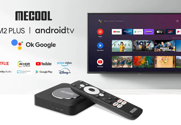 Alternative view of MECOOL TV Box KM2 Plus, Google/Netflix certificate, 4K, WiFi, Android 11