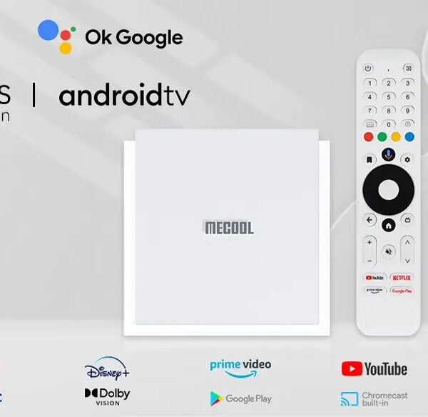 Alternative view of MECOOL TV Box KM2 Plus Deluxe, Google πιστοποίηση, 4K, WiFi, Android 11