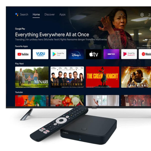 Alternative view of STRONG TV Box SRT420 με ψηφιακό δέκτη DVB-T2, Google/Netflix πιστοποίηση, 4K, WiFi, Android 11