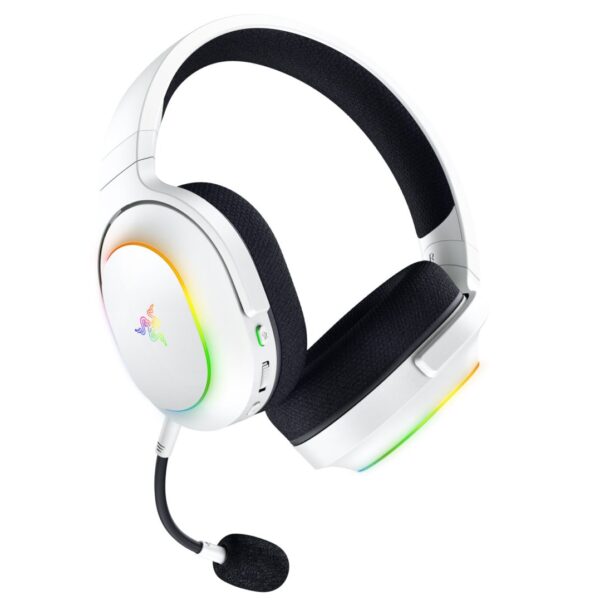 Alternative view of Razer BARRACUDA X WHITE Chroma - RGB Wireless & Bluetooth - PC/PS5/Switch/Android Gaming Headset