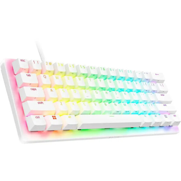 Alternative view of Razer HUNTSMAN V3 PRO MINI WHITE ANALOG -  60% Optical Gaming Keyboard - Rapid Trigger - US Layout