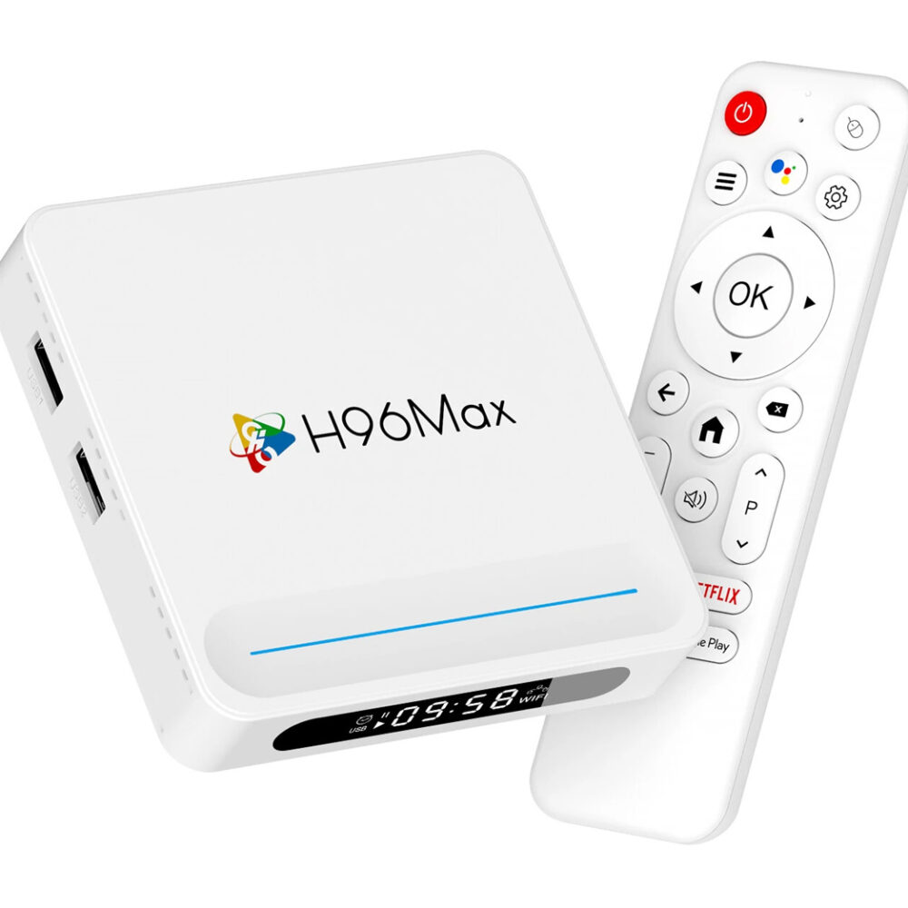 H96 MAX TV Box H618 Plus, 8K, 4/32GB, WiFi 6, Bluetooth, Android 14