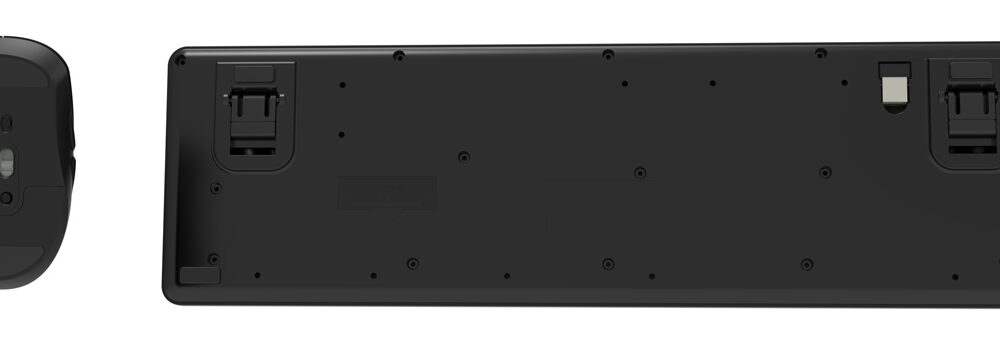 Alternative view of POWERTECH set ασύρματο ποντίκι & πληκτρολόγιο PT-1540, 2.4GHz & Bluetooth, αθόρυβο, μαύρο
