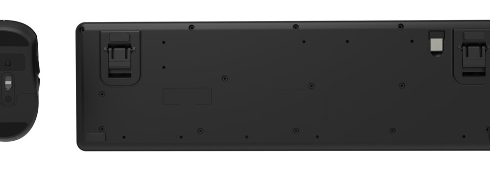 Alternative view of POWERTECH set ασύρματο ποντίκι & πληκτρολόγιο PT-1541, 2.4GHz, αθόρυβο, μαύρο