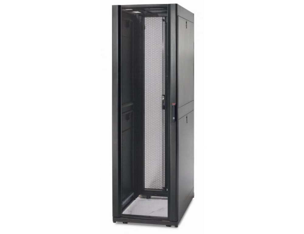 APC NetShelter SX 48U AR3107, 600mm Wide x 1070mm Deep Enclosure with Sides Black